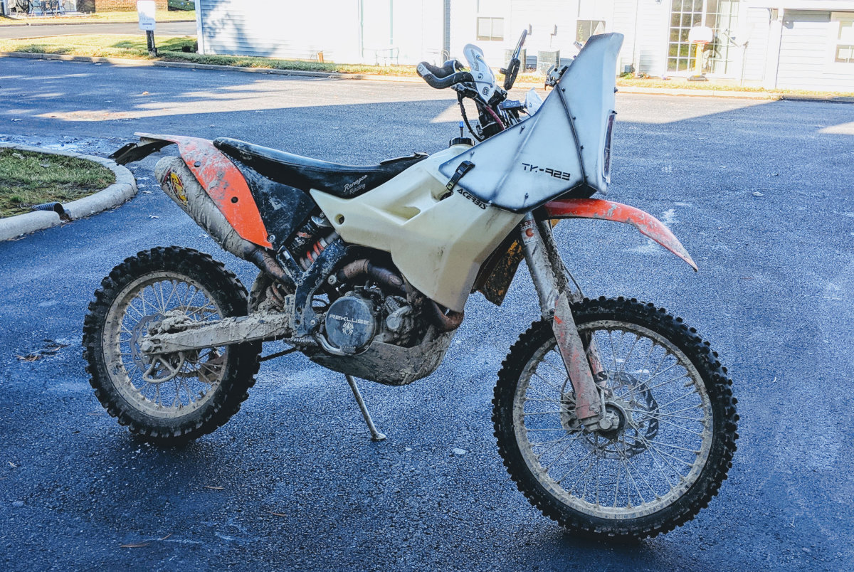 first daylight look at the replacement fairing on the bike first daylight look at the replacement fairing on the bike