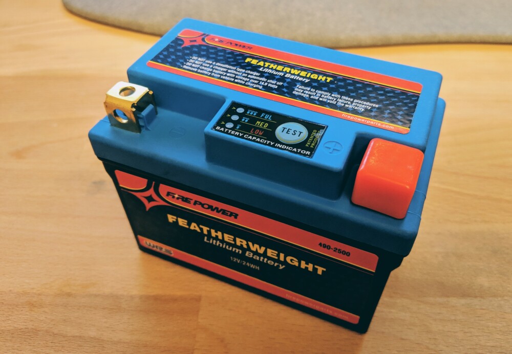 new WPS Featherweight lithium battery new WPS Featherweight lithium battery