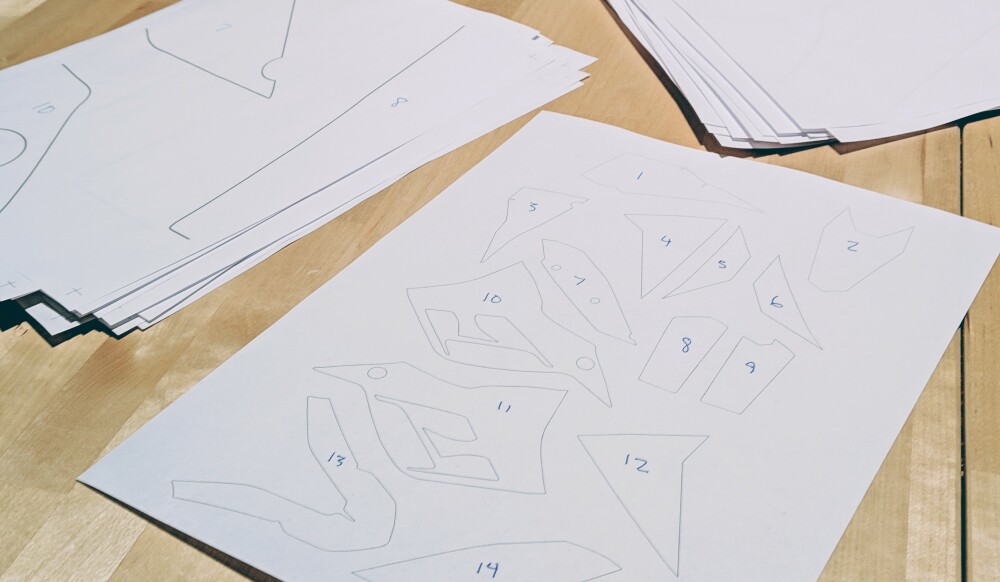 labeling the stencils labeling the stencils